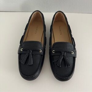 Talbots Black Leather Loafers for Women
